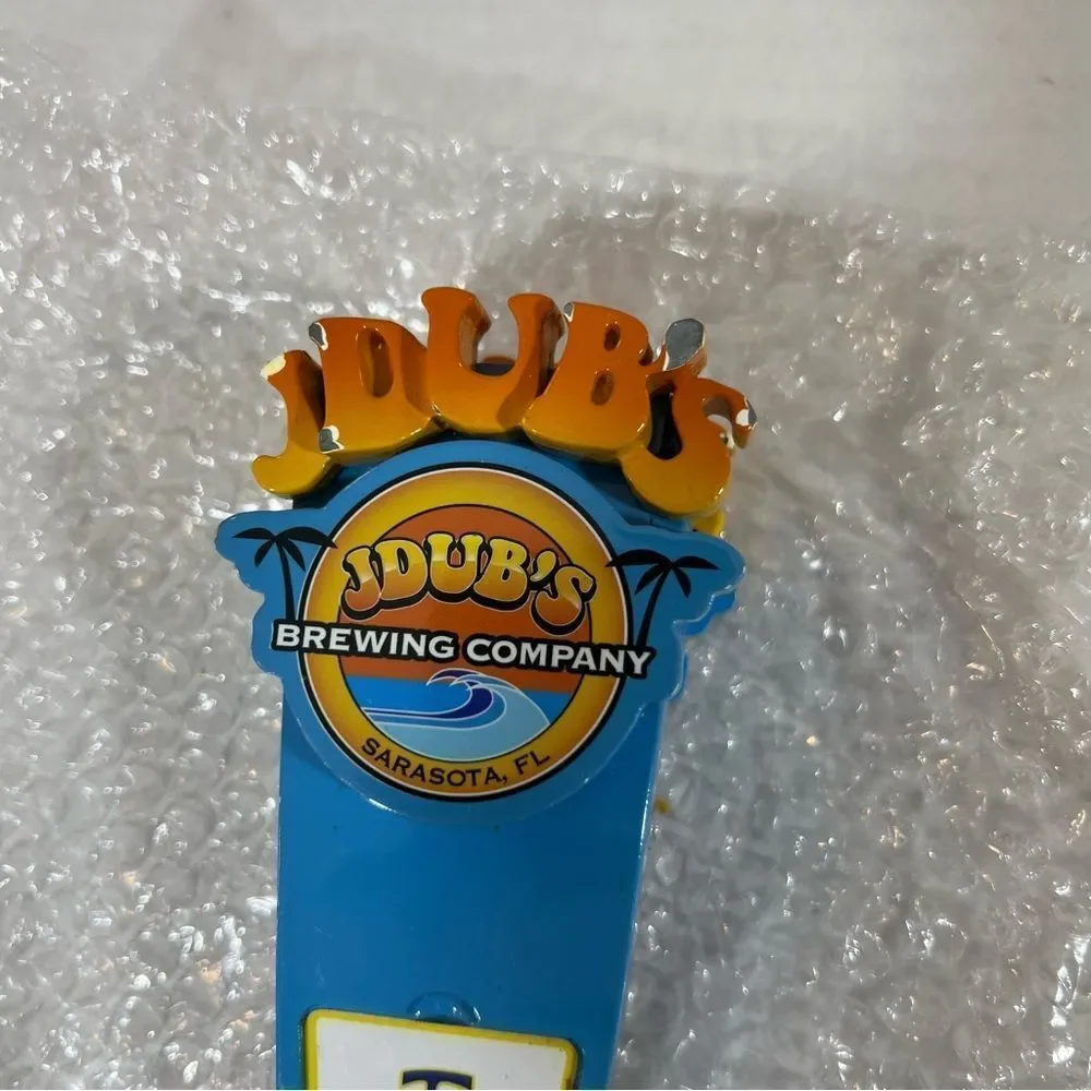 JDub's Brewing Company Poolside Kolsch beer tap handle